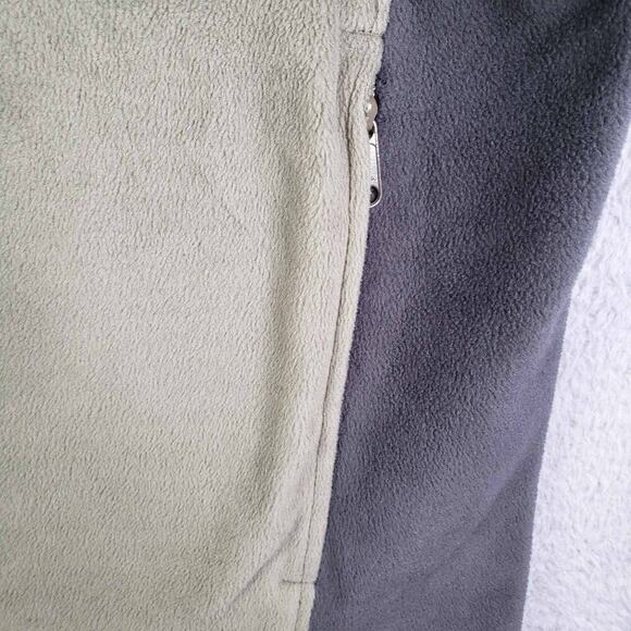 Columbia Fleece Vest Green Black Full Zip Outdoor Men’s Size 4XT Big Tall - Picture 4 of 9